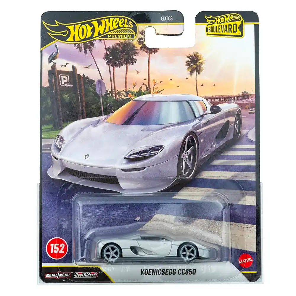 Hot Wheels Premium Koenigsegg CC850 Sivi | Hot Wheels Boulevard 152