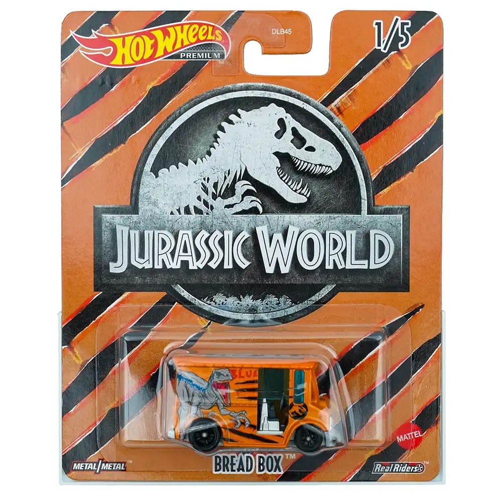 Hot Wheels Premium Bread Box Narandžasti | Jurassic World 1/5