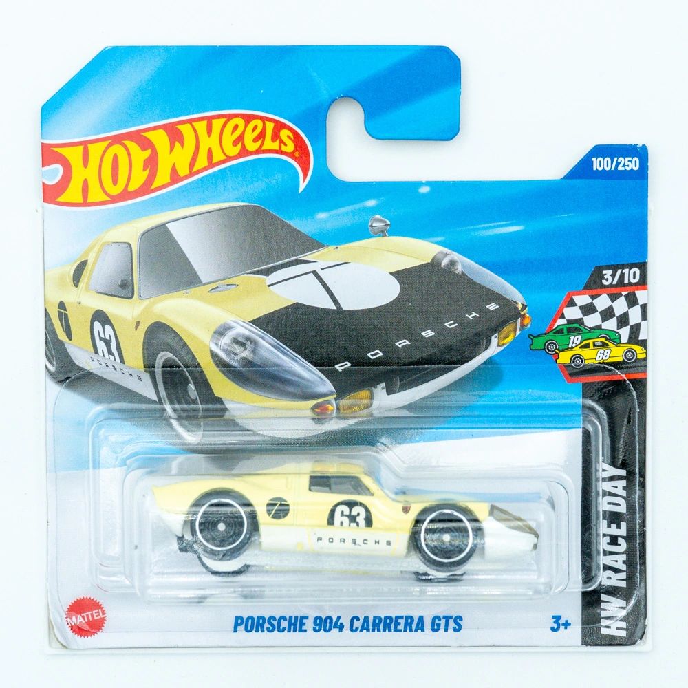 Hot Wheels Porsche 904 Carrera GTS geel |