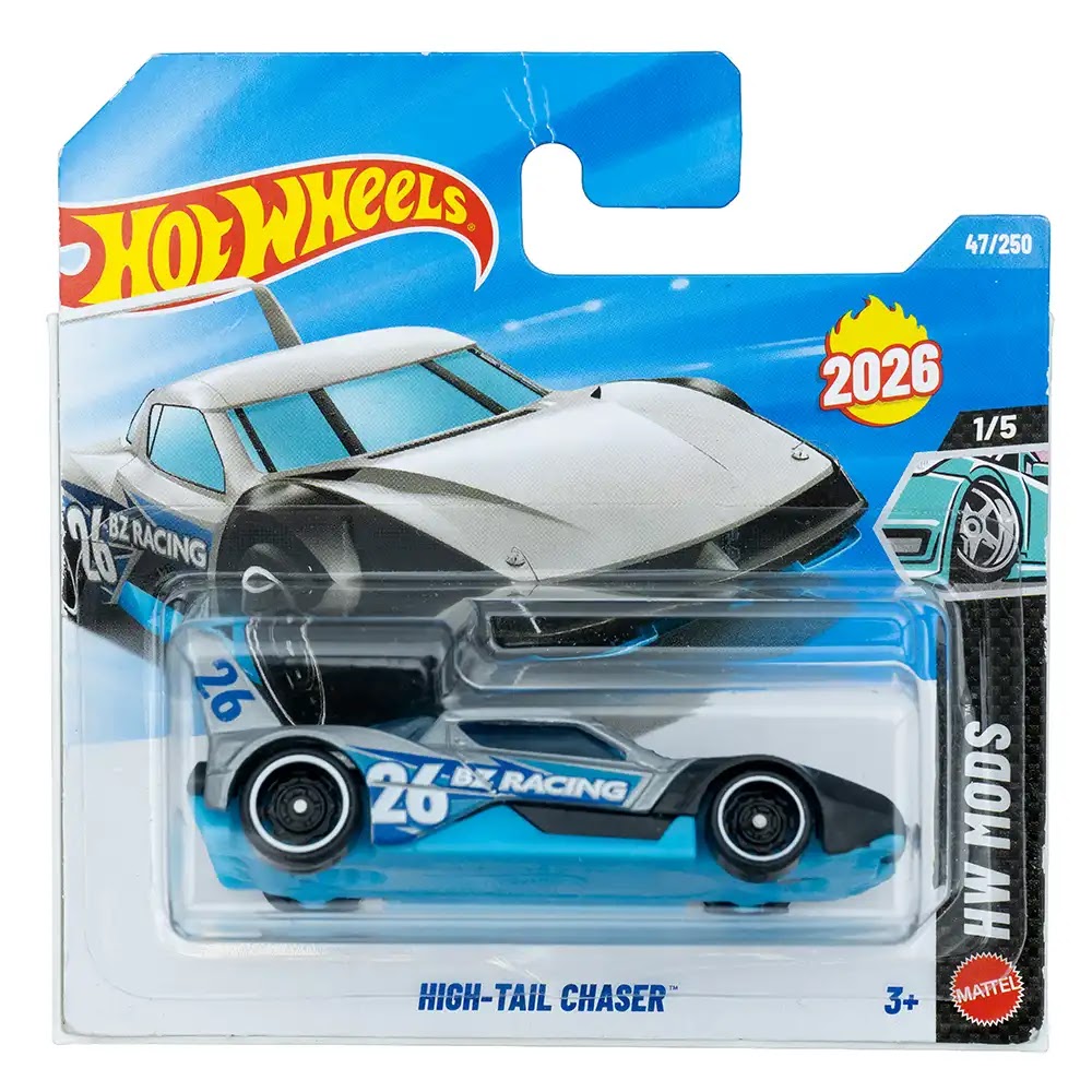 Hot Wheels High-Tail Chaser Sivi |