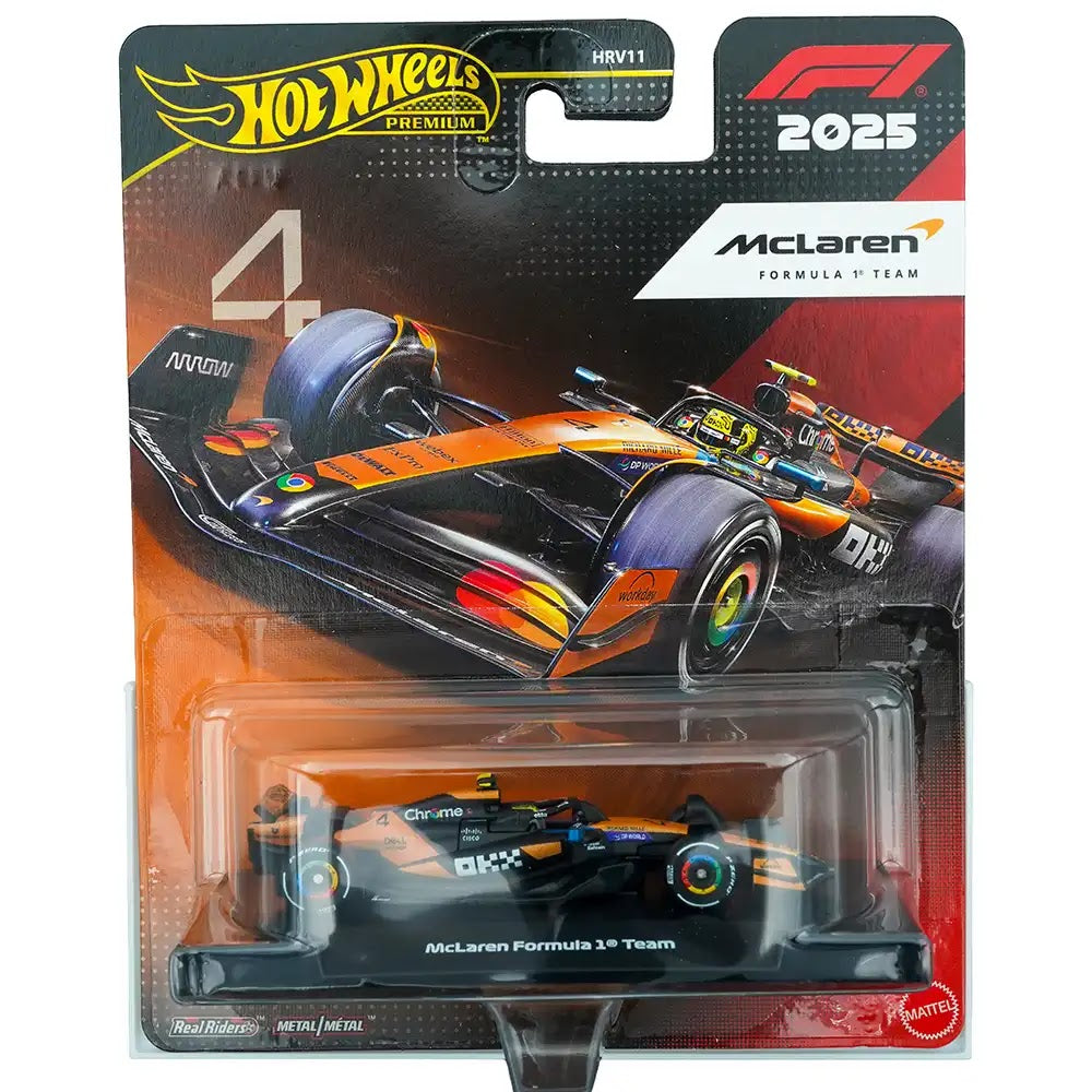 Hot Wheels Premium McLaren Formula 1 Team (#4) Narandžasti | Formula 1