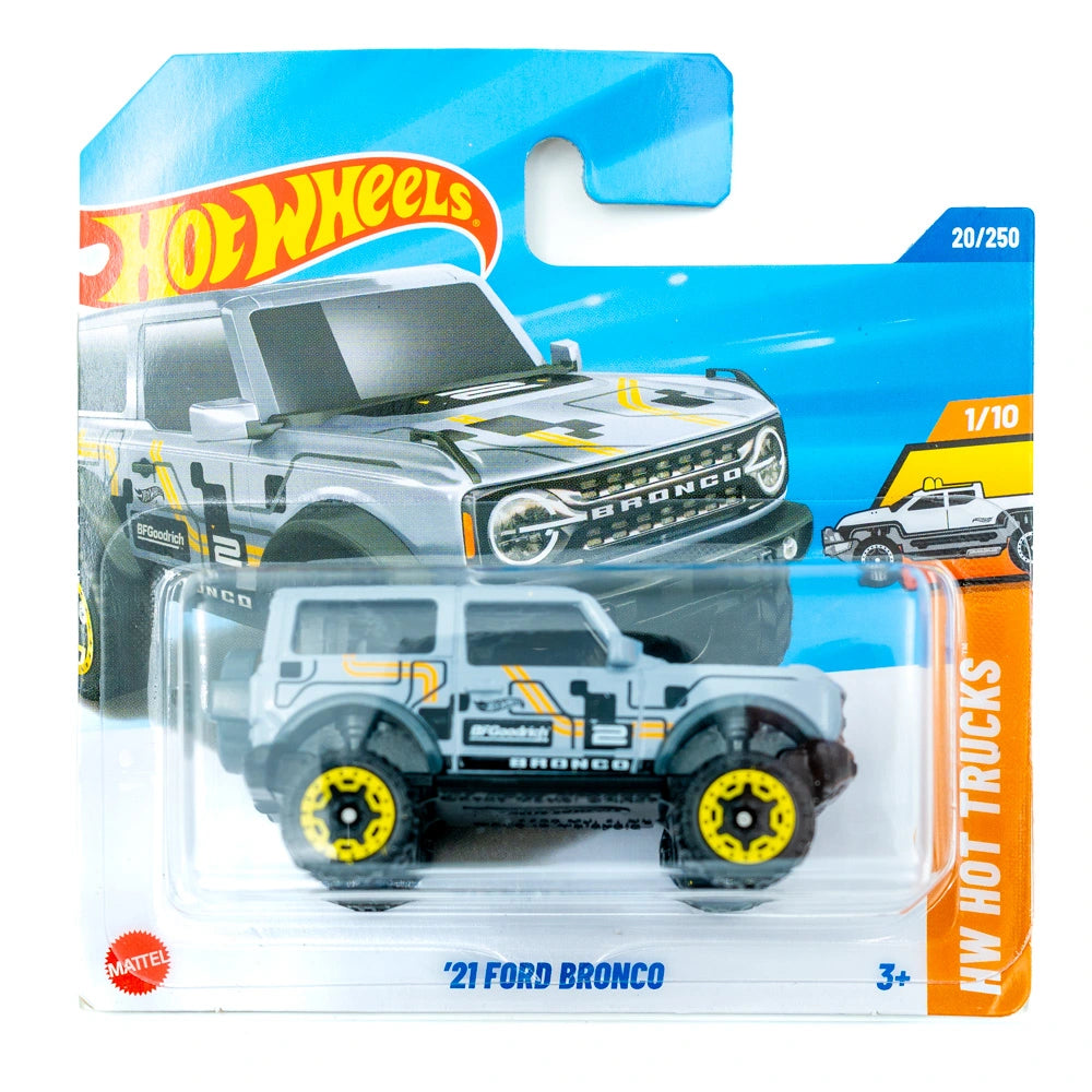 Hot Wheels '21 Ford Bronco grijs |