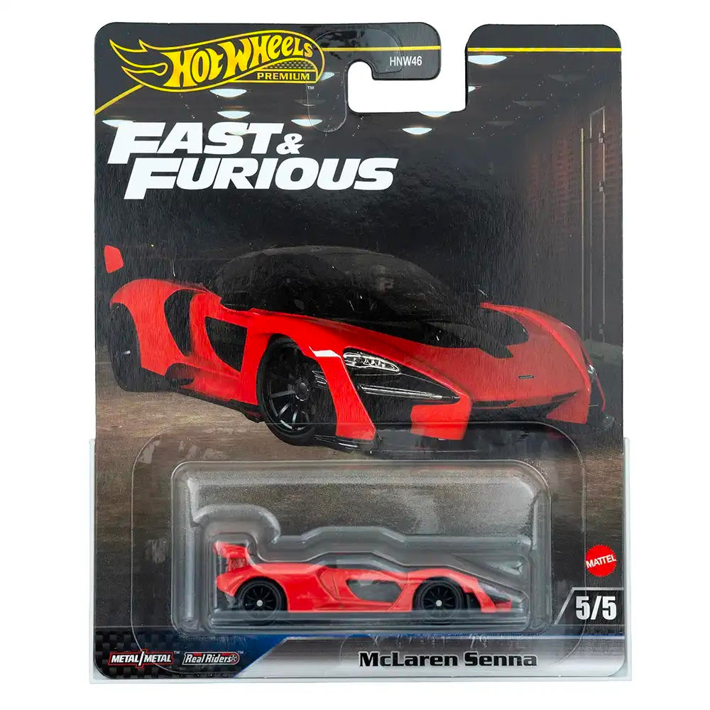 Hot Wheels Premium McLaren Senna Crveni | Fast & Furious 5/5