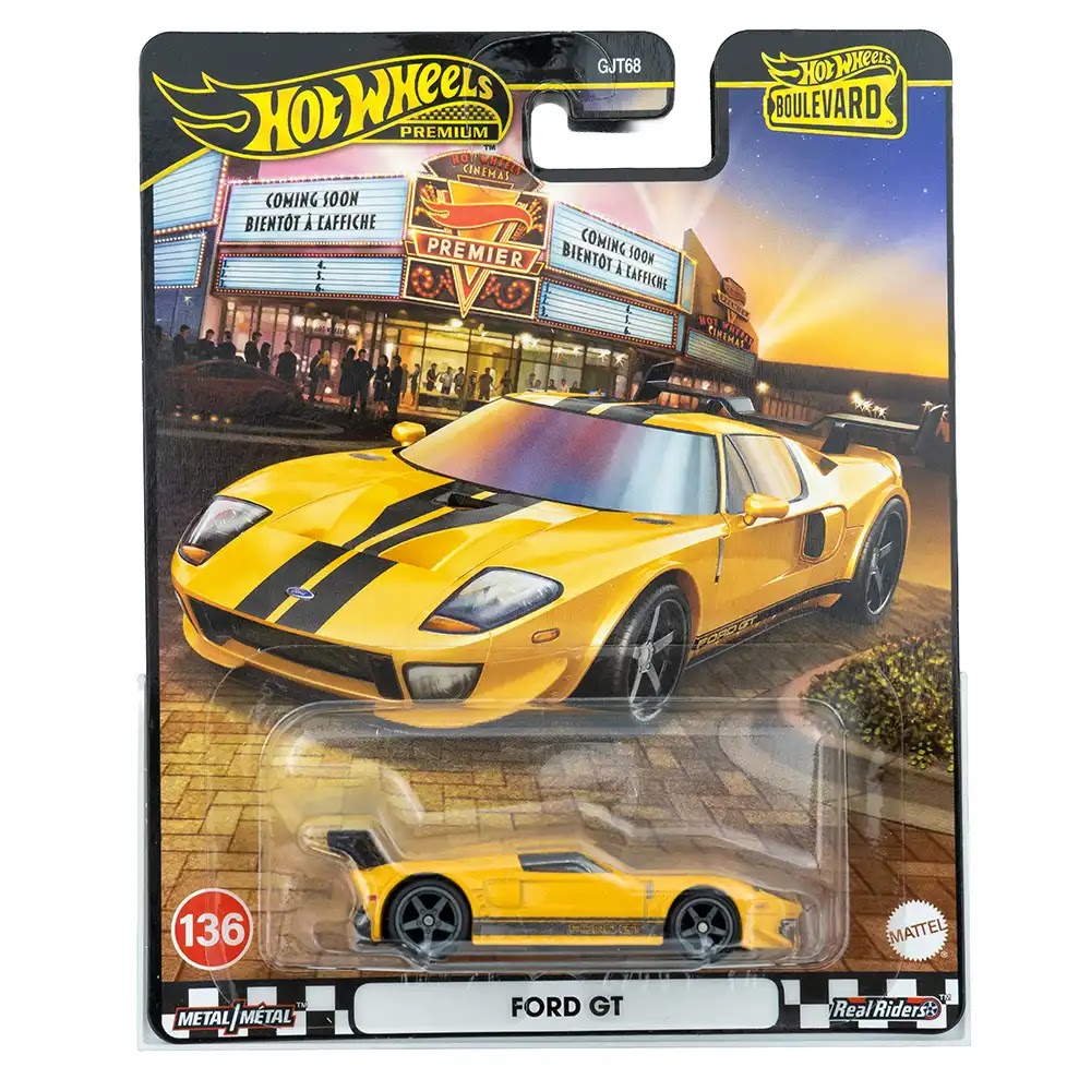 Hot Wheels Premium Ford GT Žuti | Hot Wheels Boulevard 136