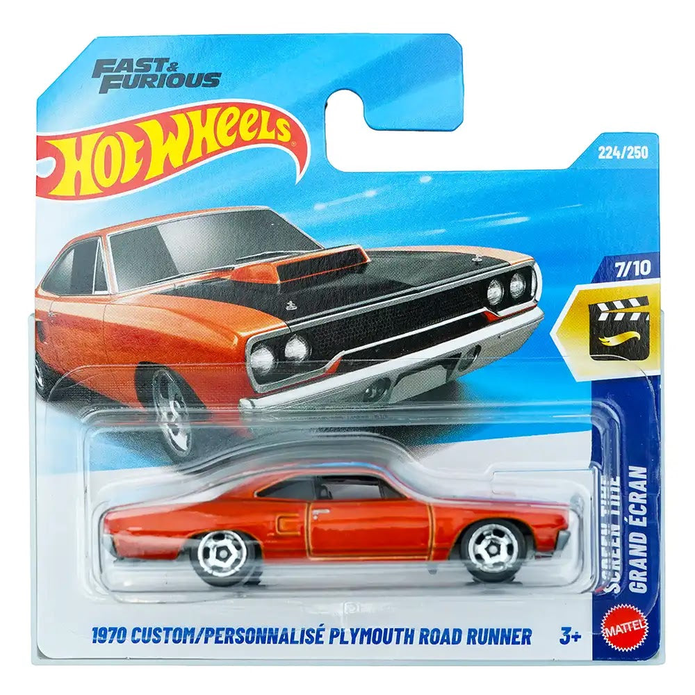 Hot Wheels 1970 Custom/Personnalisé Plymouth Road Runner Narandžasti |