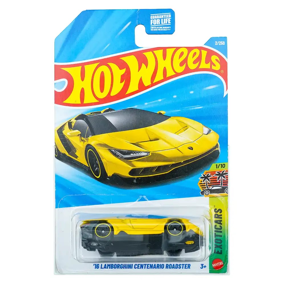 Hot Wheels Mainline (US) '16 Lamborghini Centenario Roadster Žuti |