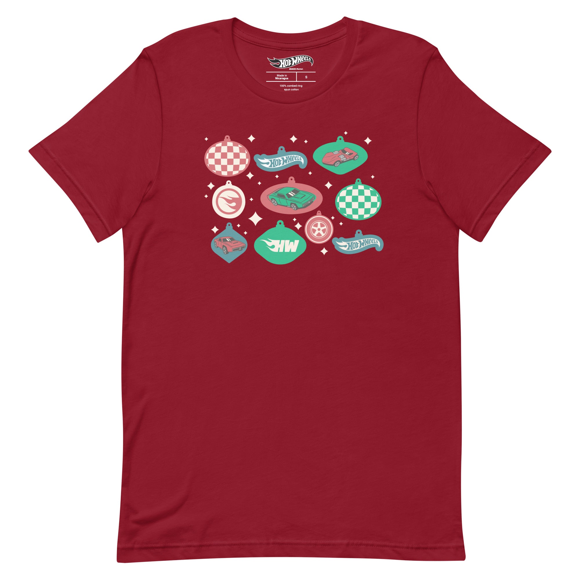 Hot Wheels Ornaments Red T-shirt