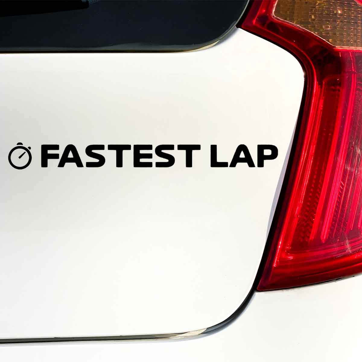 Fastest Lap Sticker