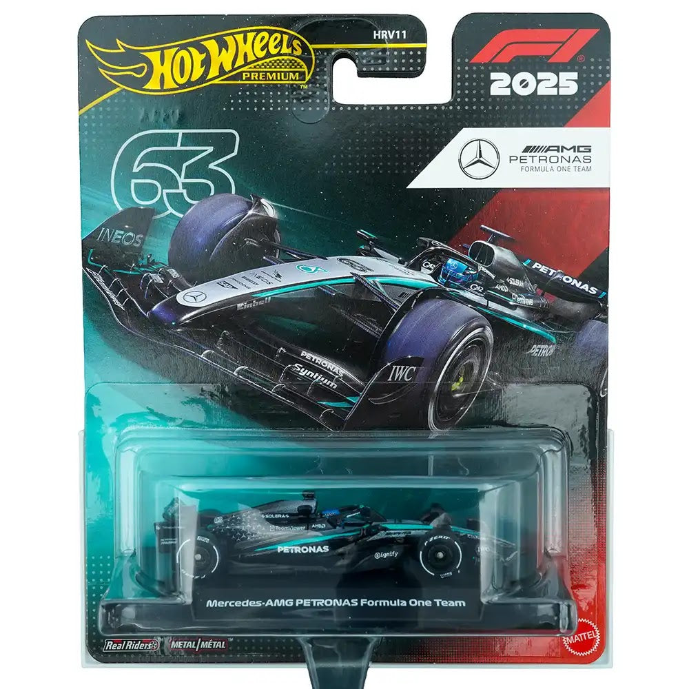 Hot Wheels Premium Mercedes-AMG Petronas Formula One Team Crni | F1 2025