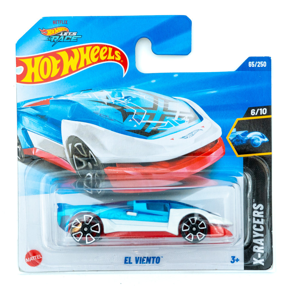 Hot Wheels El Viento blauw wit rood |