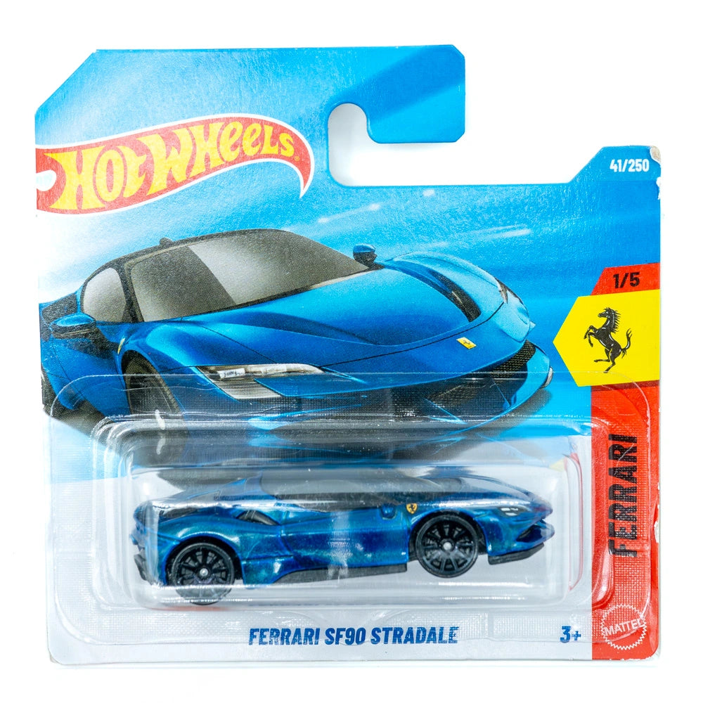 Hot Wheels Ferrari SF90 Stradale blauw |