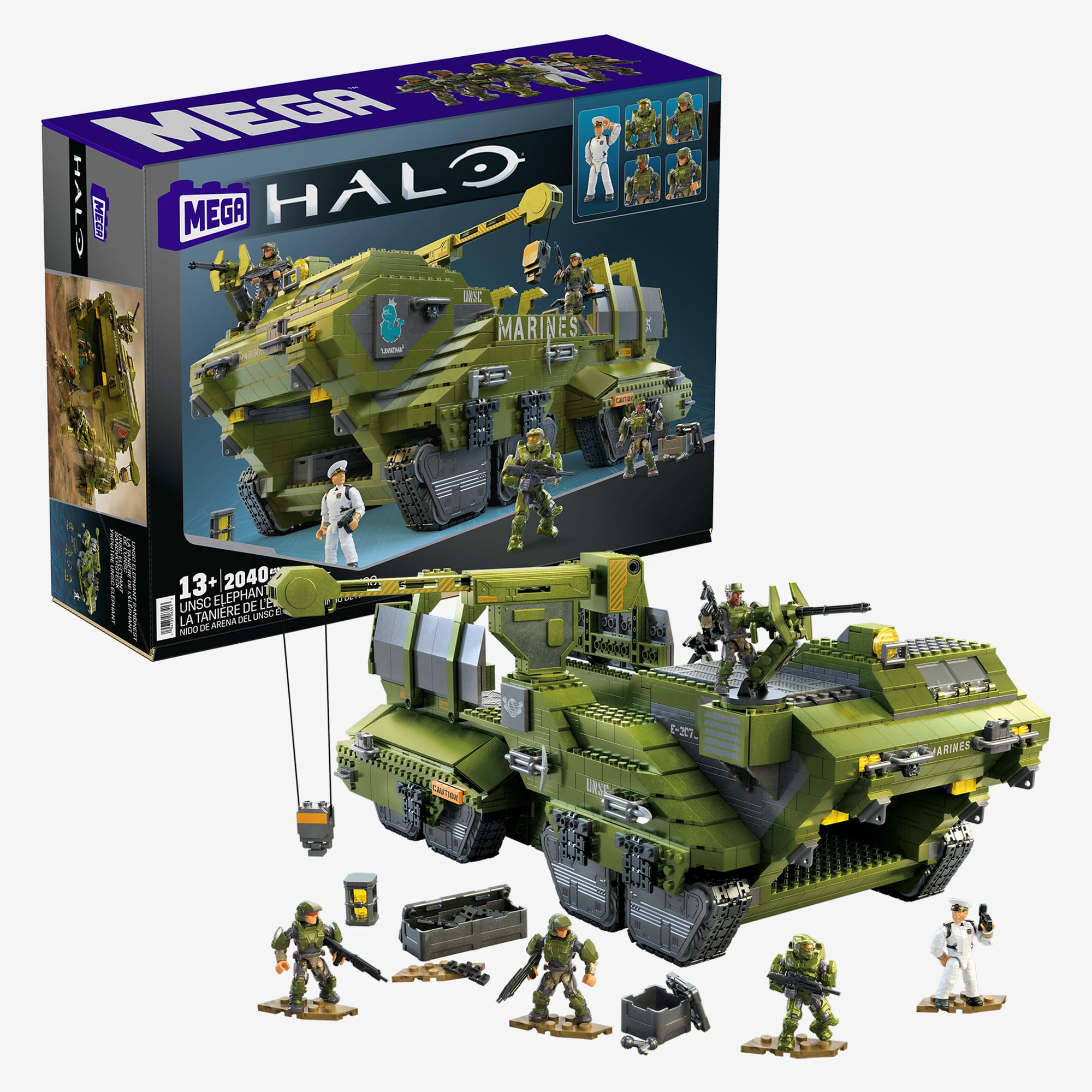 MEGA Halo UNSC Elephant Sandnest Building Kit