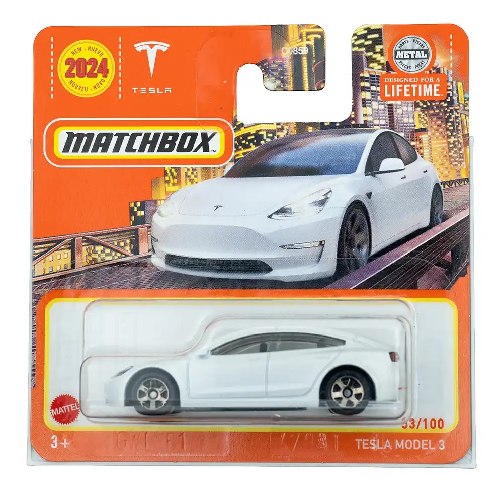 Matchbox Tesla Model 3 Bijeli