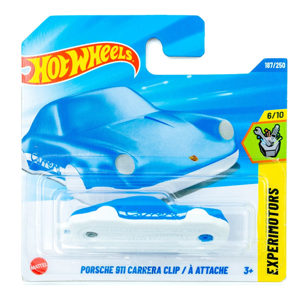 Hot Wheels Porsche 911 Carrera Clip blauw |