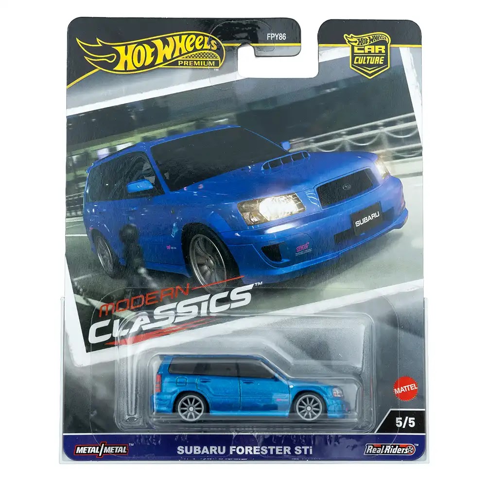 Hot Wheels Premium Subaru Forester STi Plavi | Modern Classics 5/5