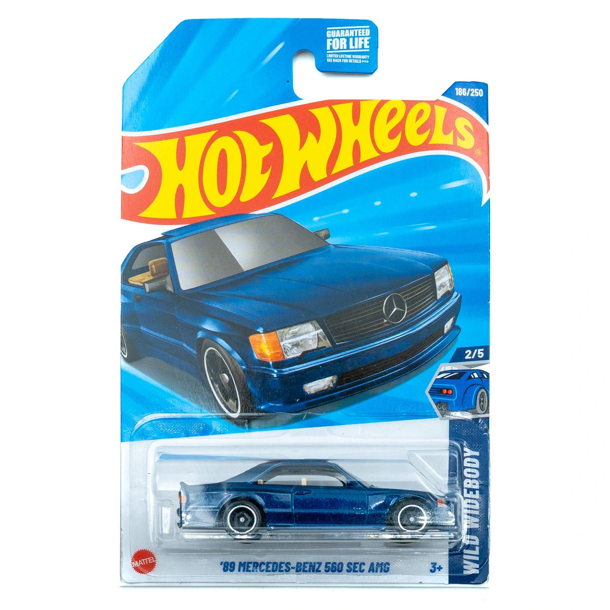 Hot Wheels '89 Mercedes-Benz 560 SEC AMG blauw VS |