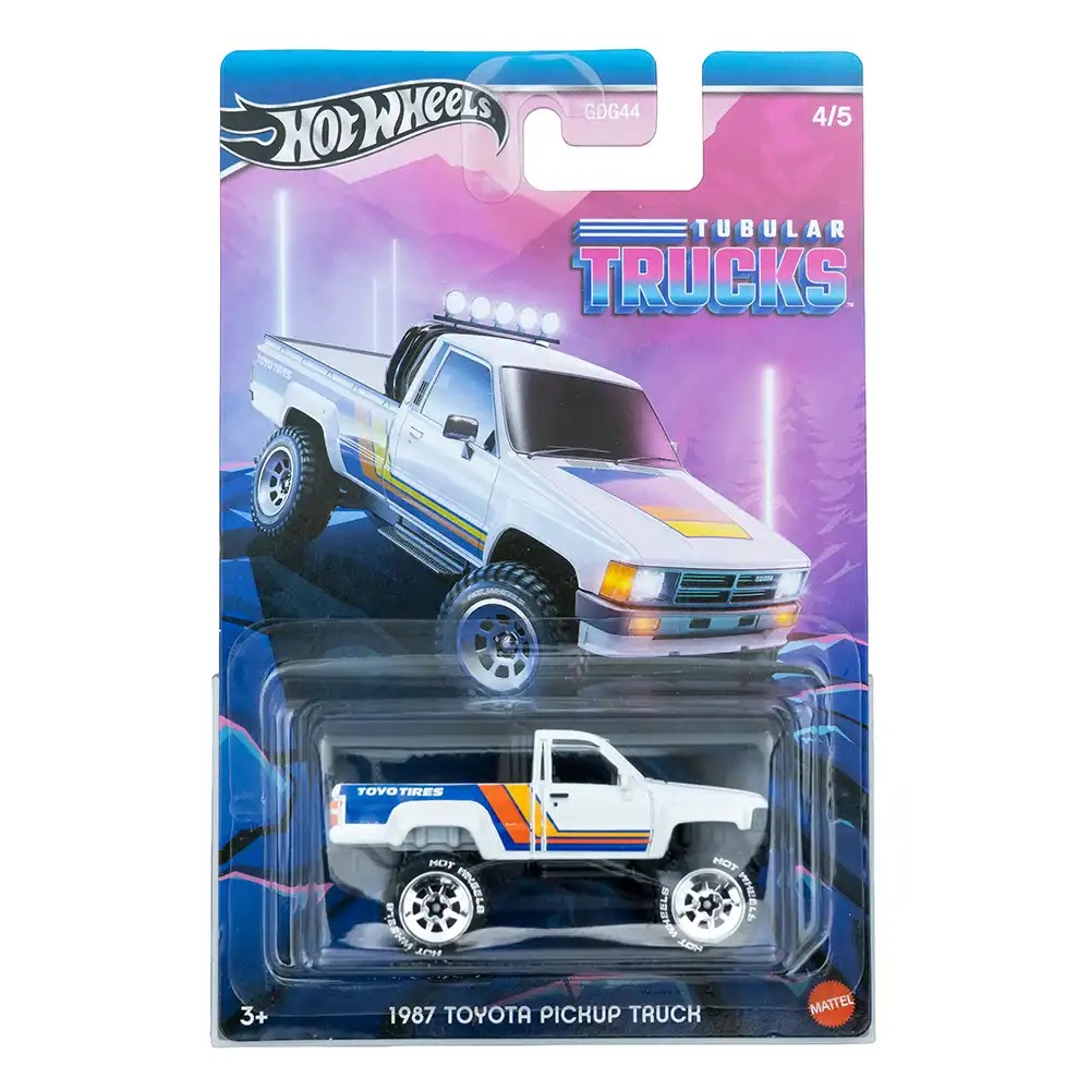 Hot Wheels Silver Series 1987 Toyota Pickup Truck Bijeli | Tubular Trucks (4/5)