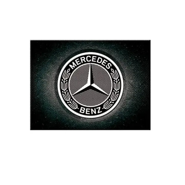Magneet Mercedes-Benz Logo Crni | Nostalgic-Art