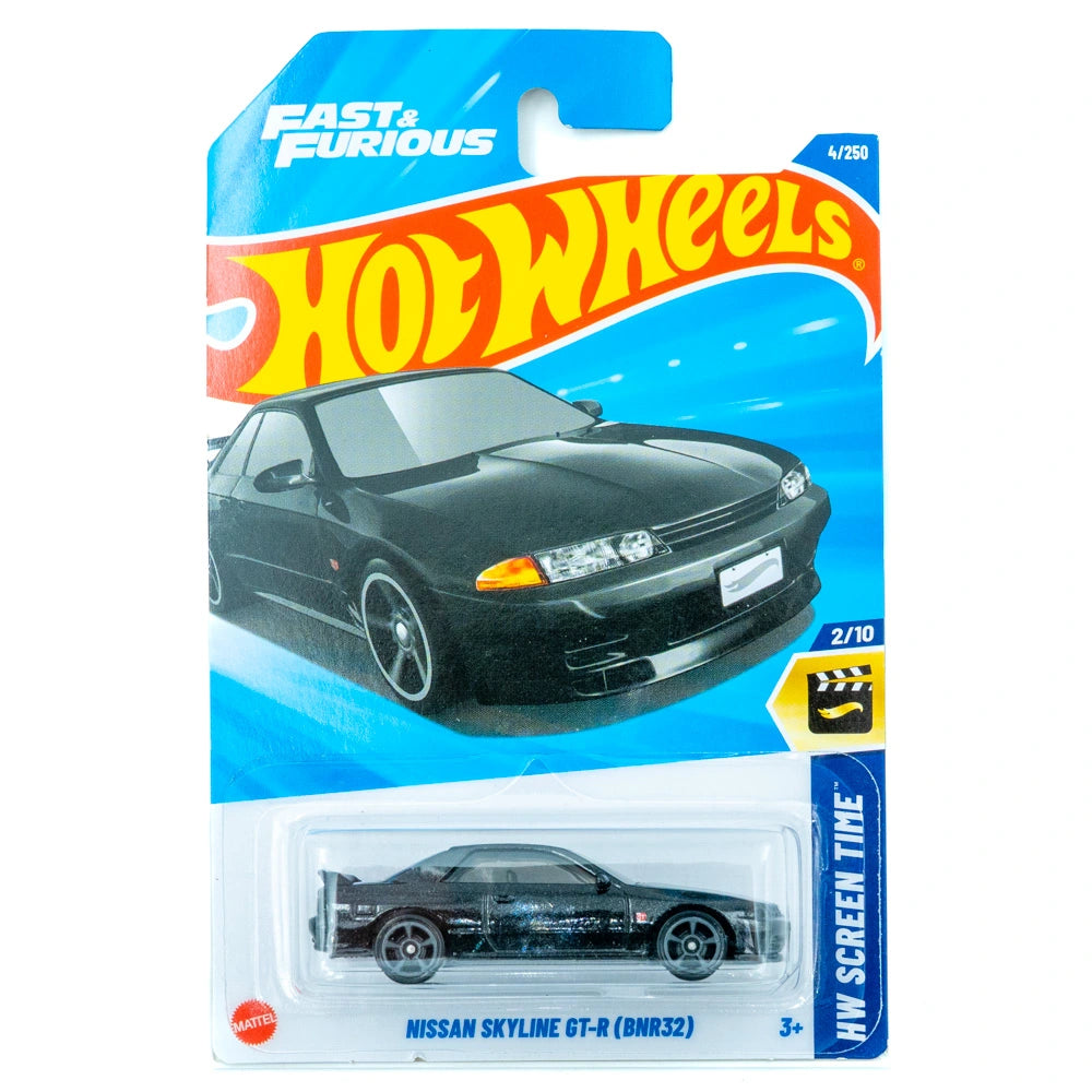 Hot Wheels Nissan Skyline GT-R (BNR32) zwart |