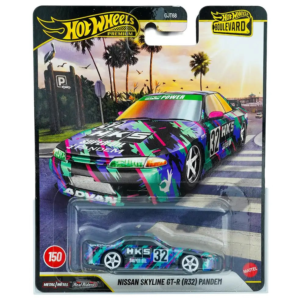 Hot Wheels Premium Nissan Skyline GT-R (R32) Pandem Crni | Boulevard 150