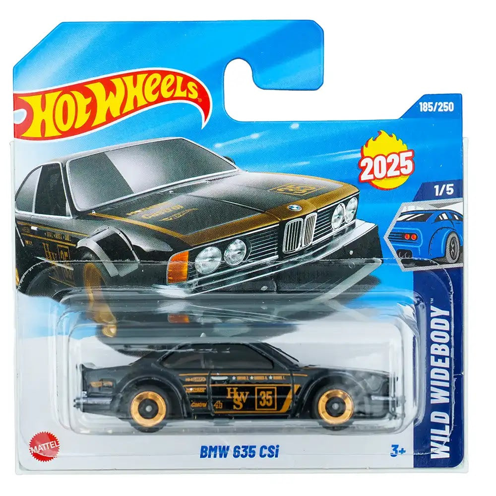 Hot Wheels BMW 635 CSi Crni |