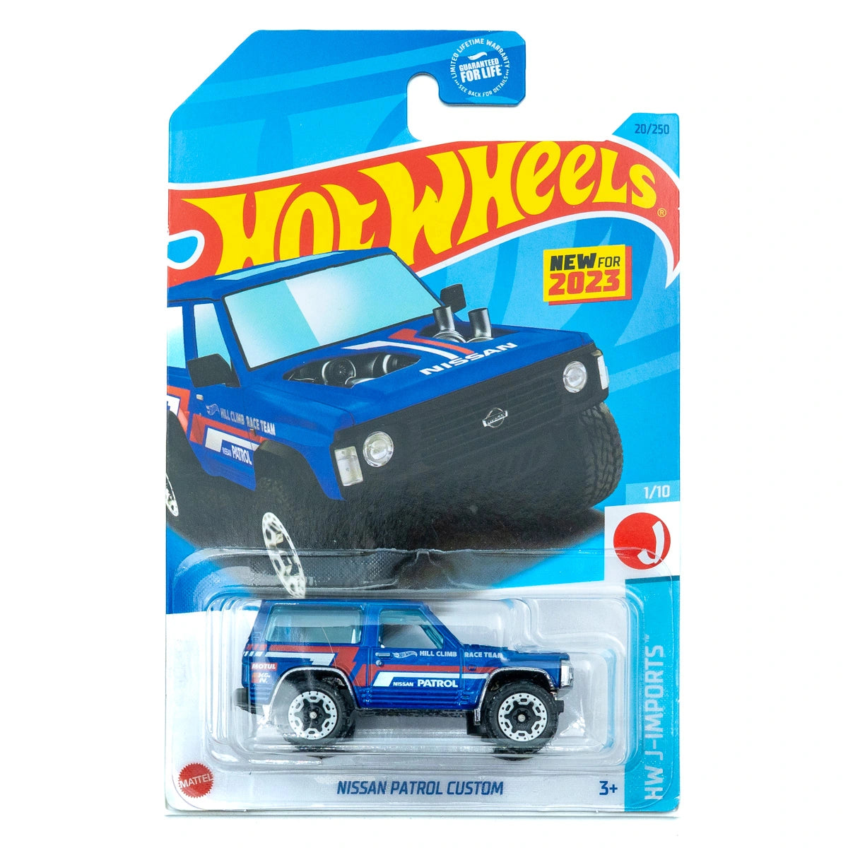Hot Wheels Nissan Patrol Custom blauw VS |