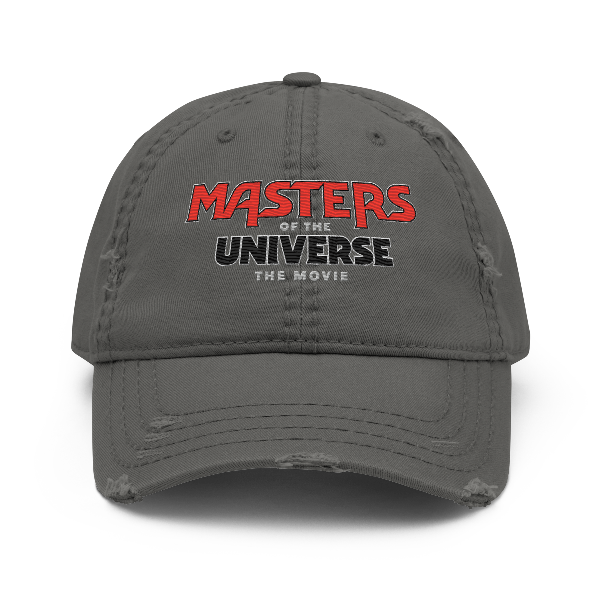 Masters of the Universe The Movie Logo Grey Dad Hat