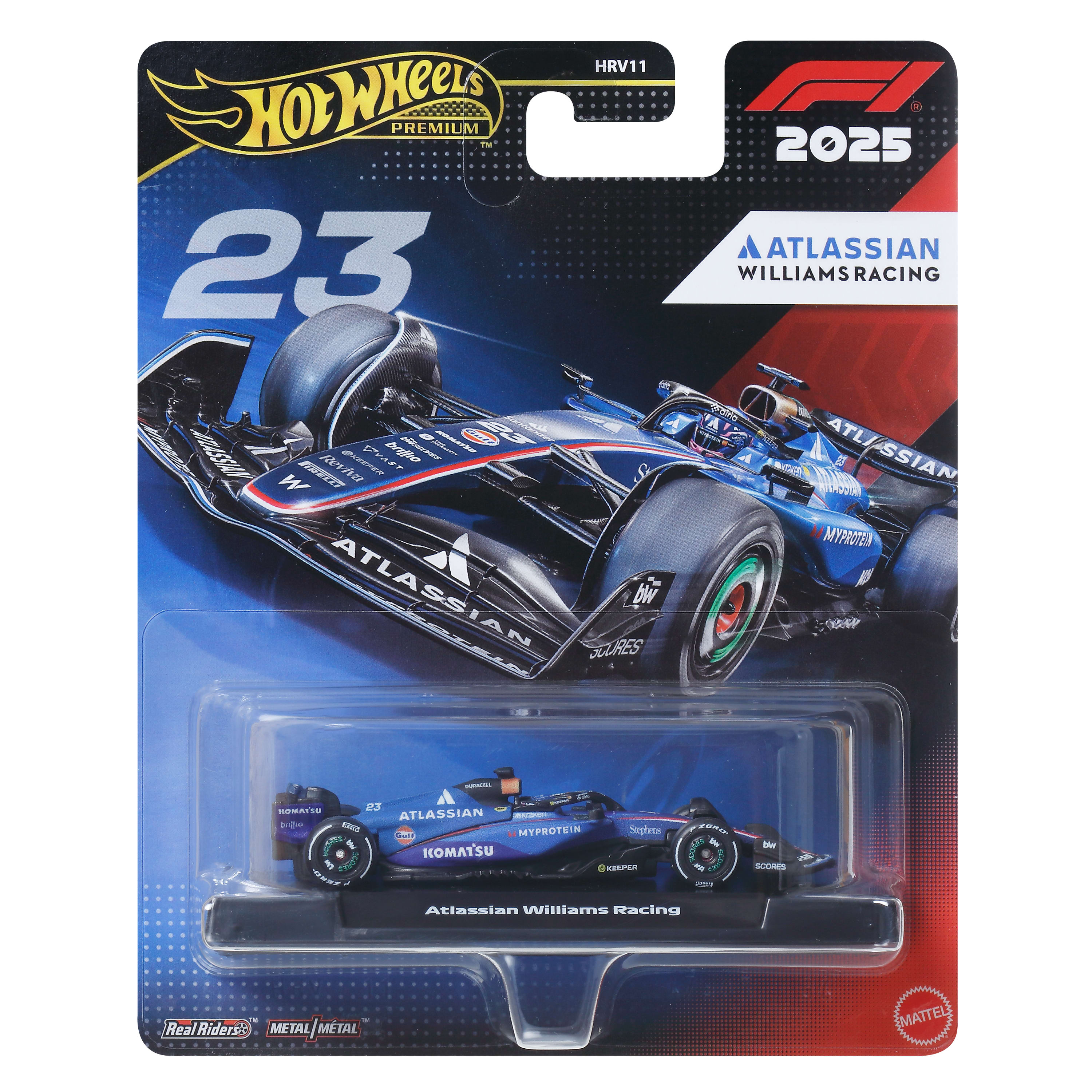 Hot Wheels Premium 2025 Formula 1® Atlassian Williams Racing Team #23