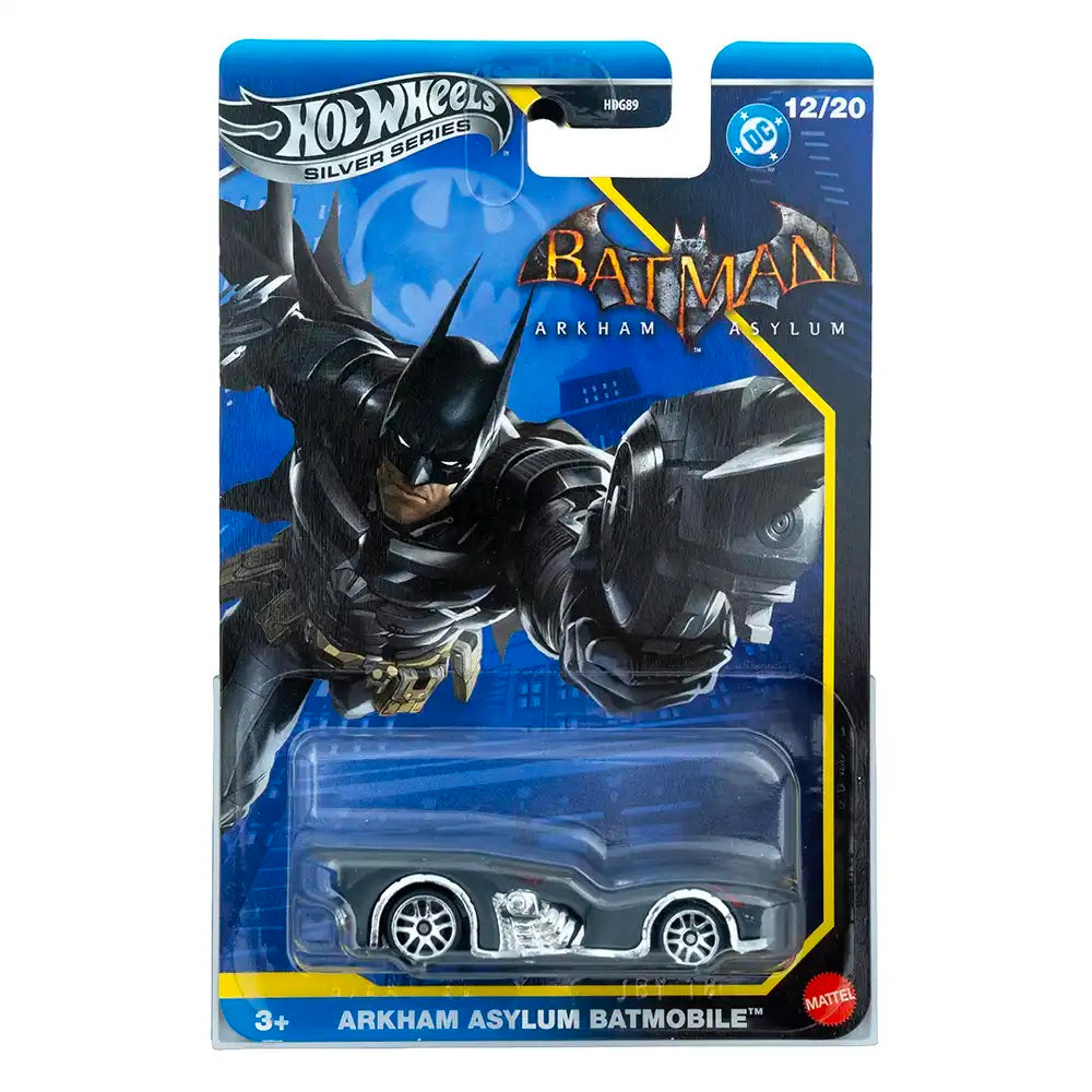 Hot Wheels Silver Series Arkham Asylum Batmobile Sivi | Silver Series (12/20)