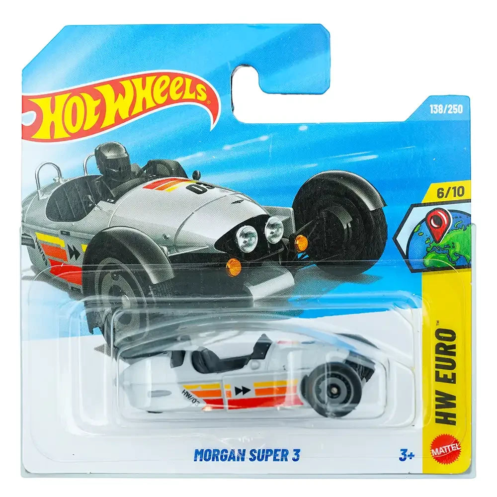 Hot Wheels Morgan Super 3 Sivi |