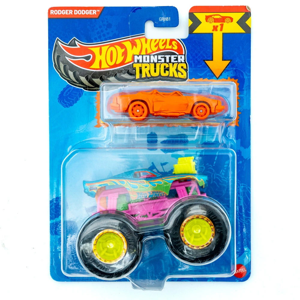 Hot Wheels Rodger Dodger blauw roze |
