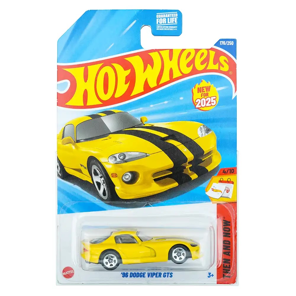 Hot Wheels Mainline (US) '96 Dodge Viper GTS Žuti |