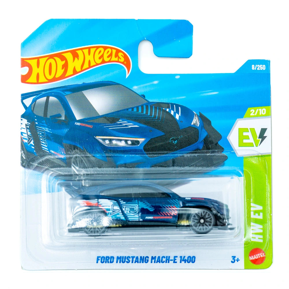 Hot Wheels Ford Mustang MACH-E 1400 blauw |