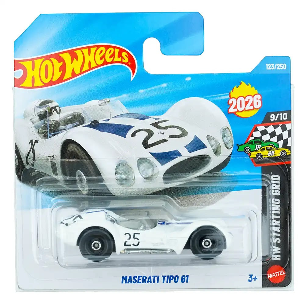 Hot Wheels Maserati Tipo 61 Bijeli |
