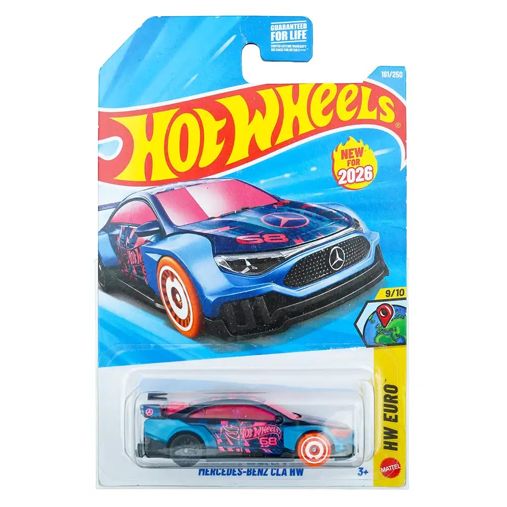 Hot Wheels Mainline (US) Mercedes-Benz CLA HW Plavi |