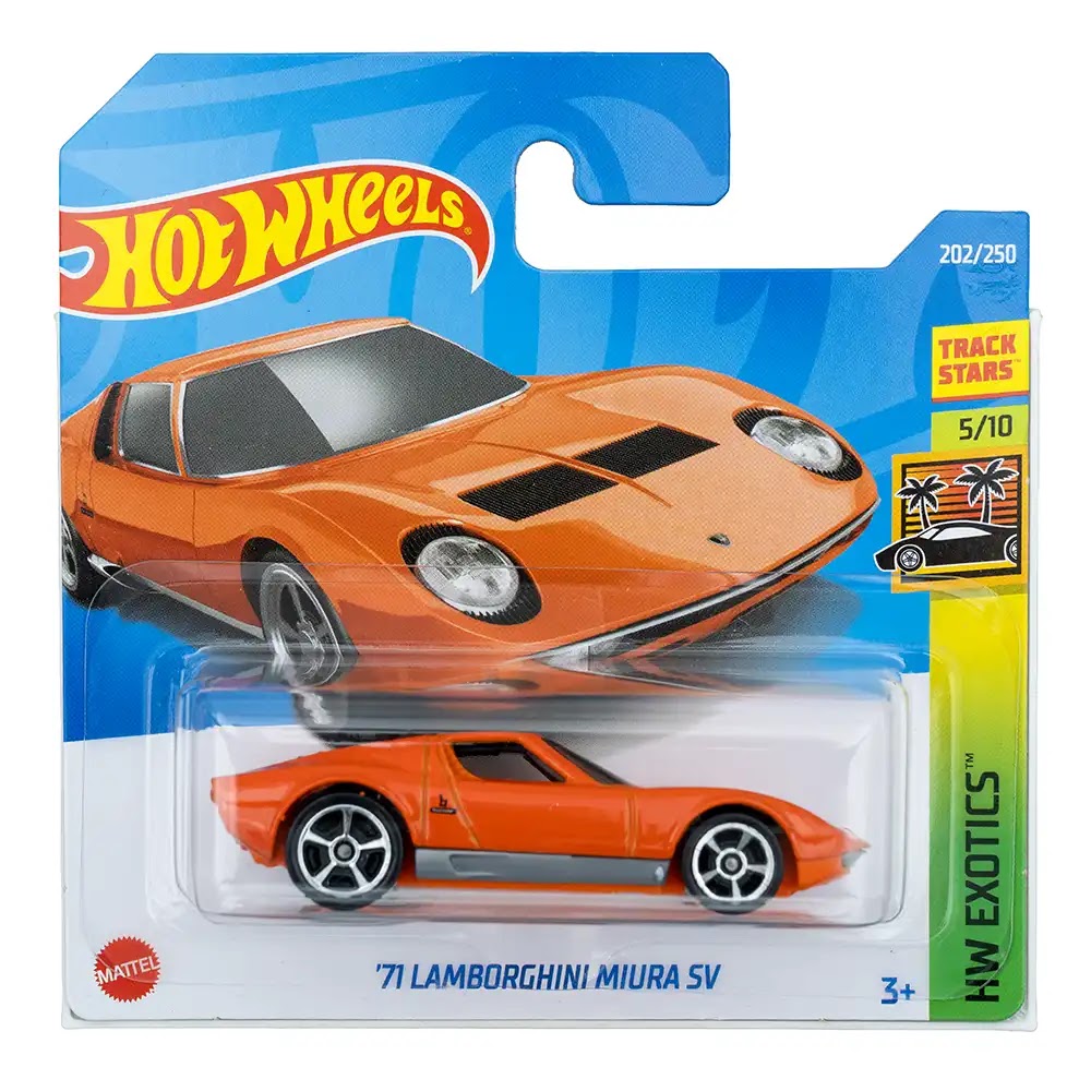 Hot Wheels '71 Lamborghini Miura SV Narandžasti |