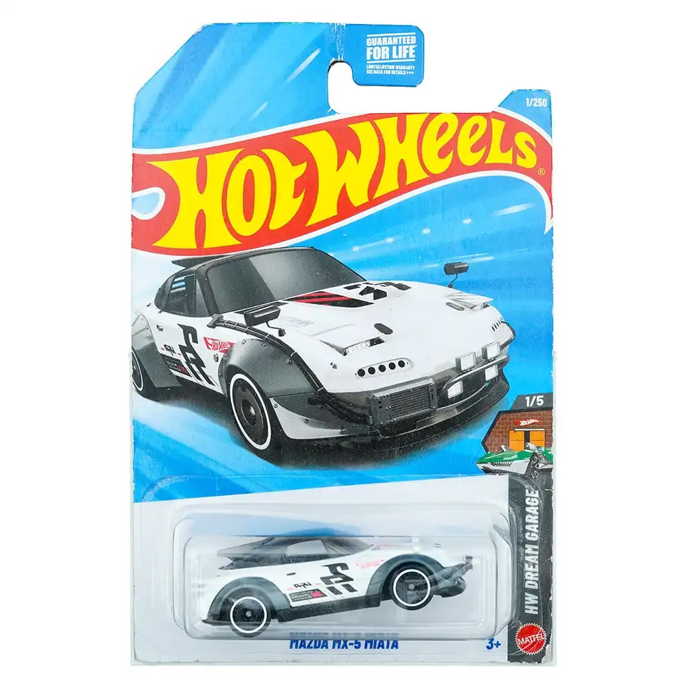 Hot Wheels Mainline (US) Mazda MX-5 Miata Bijeli |