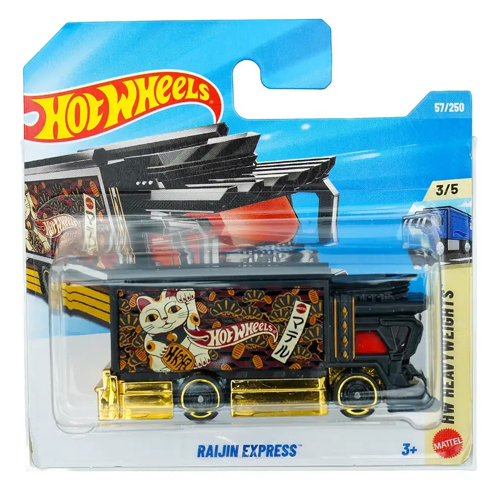 Hot Wheels Raijin Express Crni |