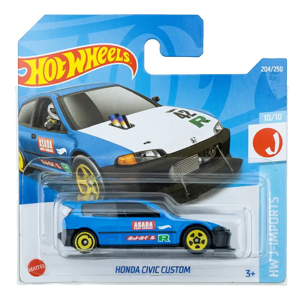 Hot Wheels Honda Civic Custom Plavi |