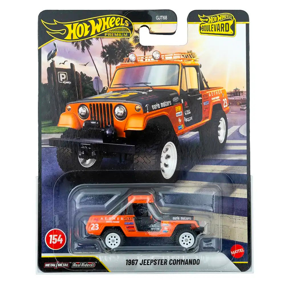 Hot Wheels Premium 1967 Jeepster Commando Narandžasti | Hot Wheels Boulevard 154