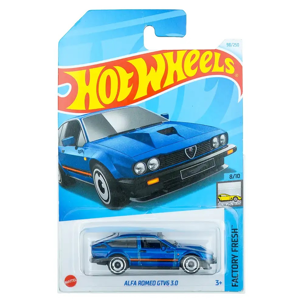 Hot Wheels Mainline (US) Alfa Romeo GTV6 3.0 Plavi |
