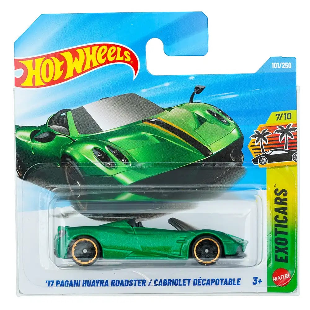 Hot Wheels '17 Pagani Huayra Roadster / Cabriolet Décapotable Zeleni |
