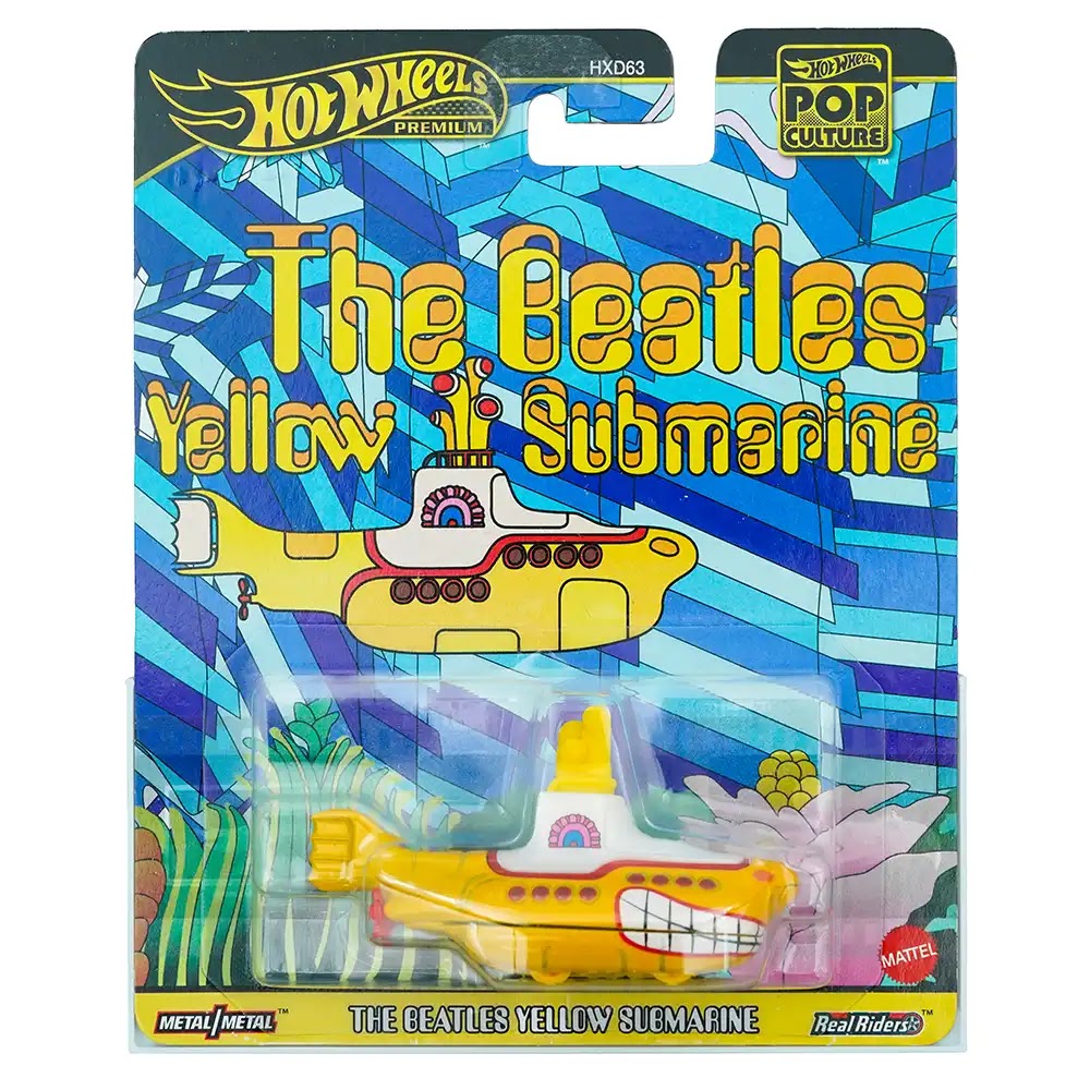 Hot Wheels Premium The Beatles Yellow Submarine Žuti | Pop Culture