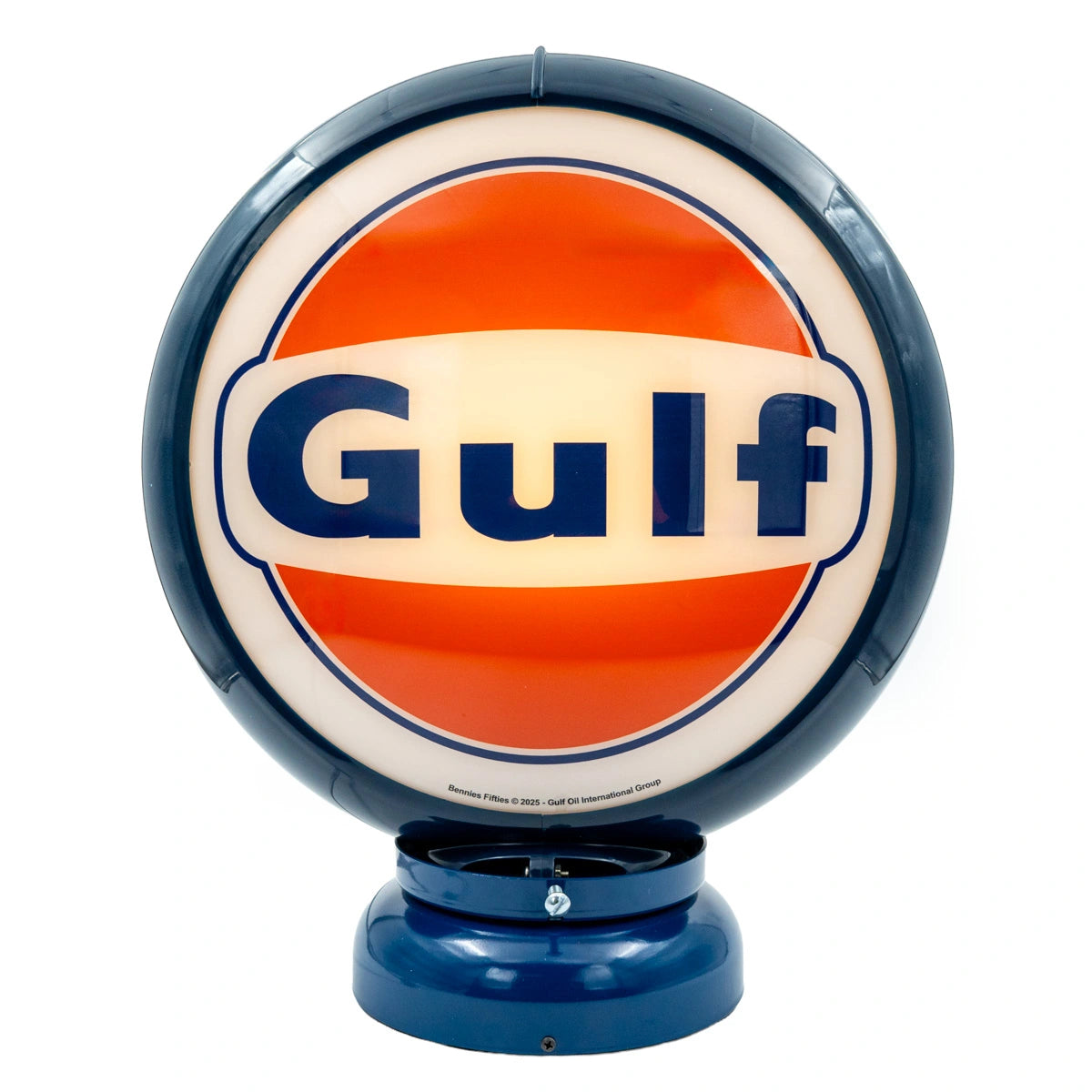 Benzinepomp Globe Logo Plavi - Gulf