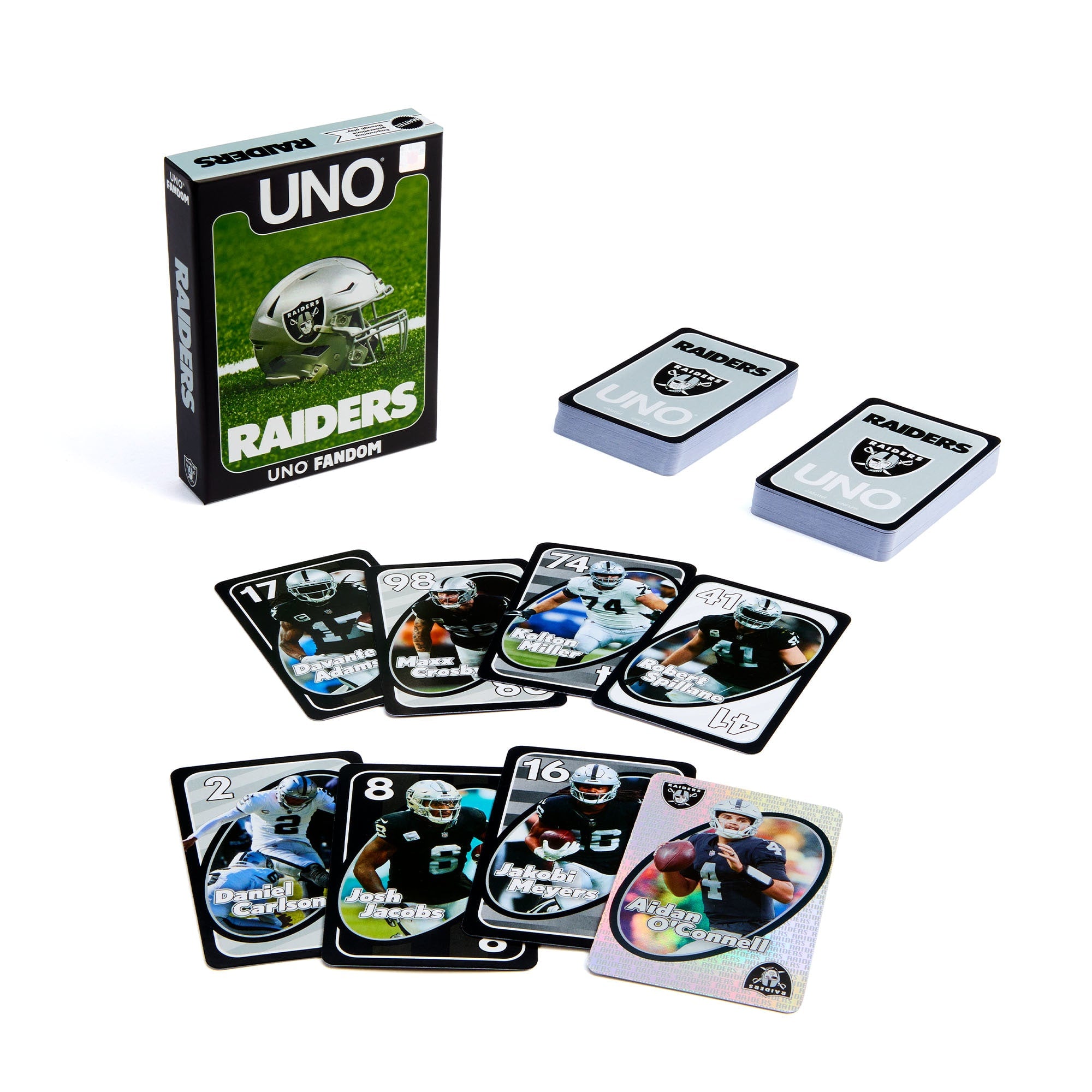 UNO Fandom NFL Las Vegas Raiders Game Deck