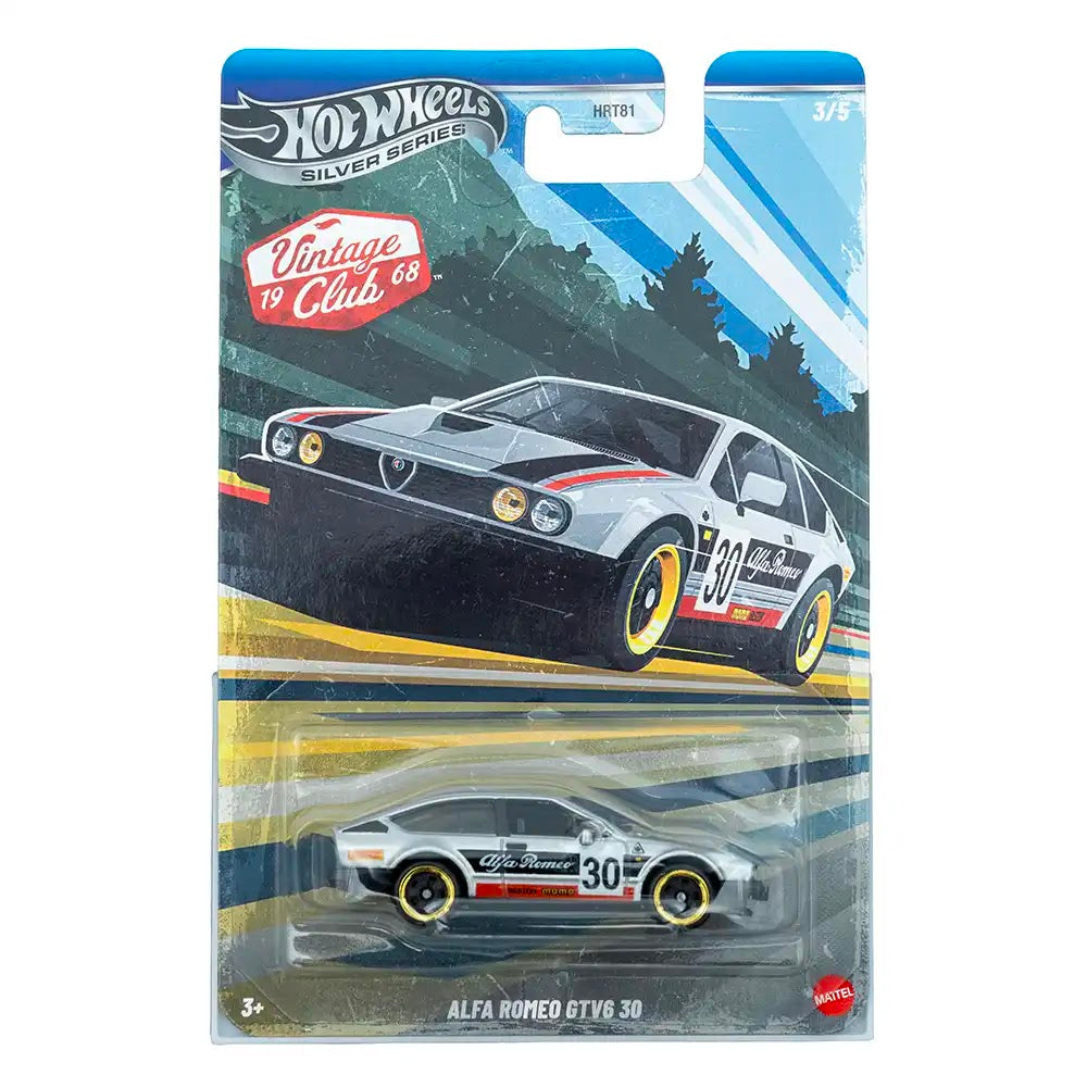 Hot Wheels Silver Series Alfa Romeo GTV6 30 Sivi | Vintage Club 68 (3/5)