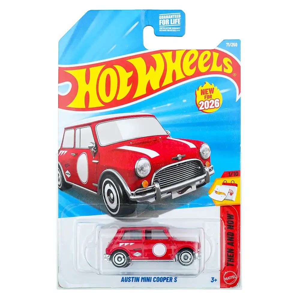 Hot Wheels Mainline (US) Austin Mini Cooper S Crveni |