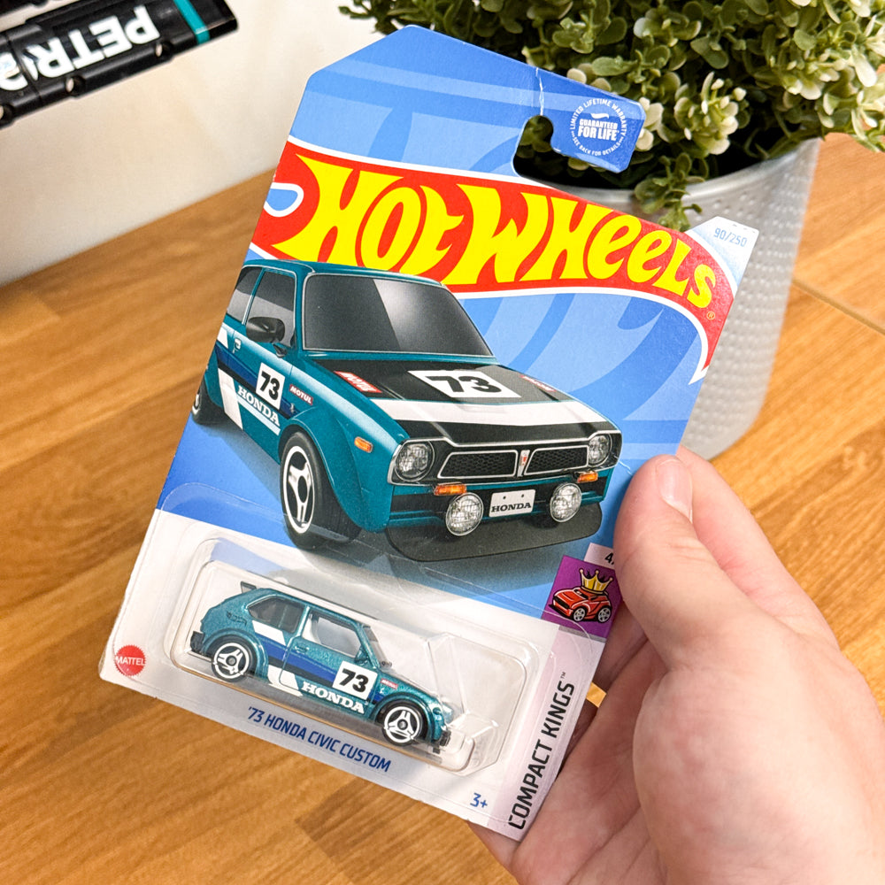 Hot Wheels '73 Honda Civic Custom blauw VS |