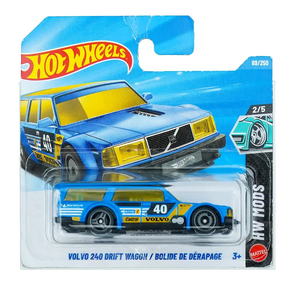 Hot Wheels Volvo 240 Drift Wagon Plavi |