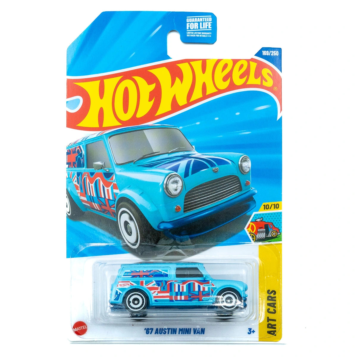 Hot Wheels '67 Austin Mini Van blauw VS |